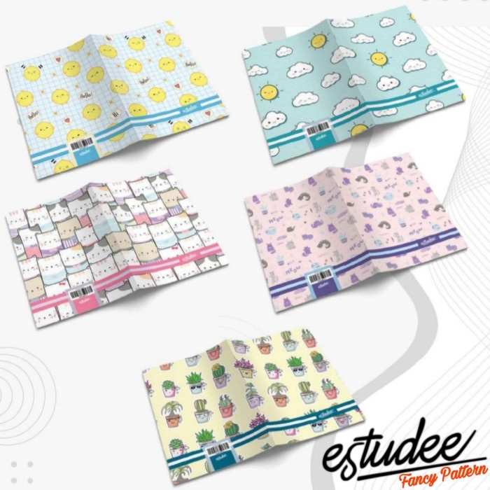 

Buku Tulis Estudee Fancy Pattern B5 48 Lembar Isi 10