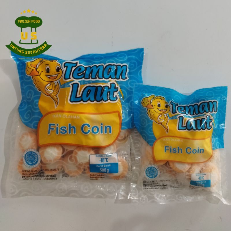 

Fish coin teman laut frozen food Teman Laut fish coin 200gr dan 500gr Frozen Fish TL