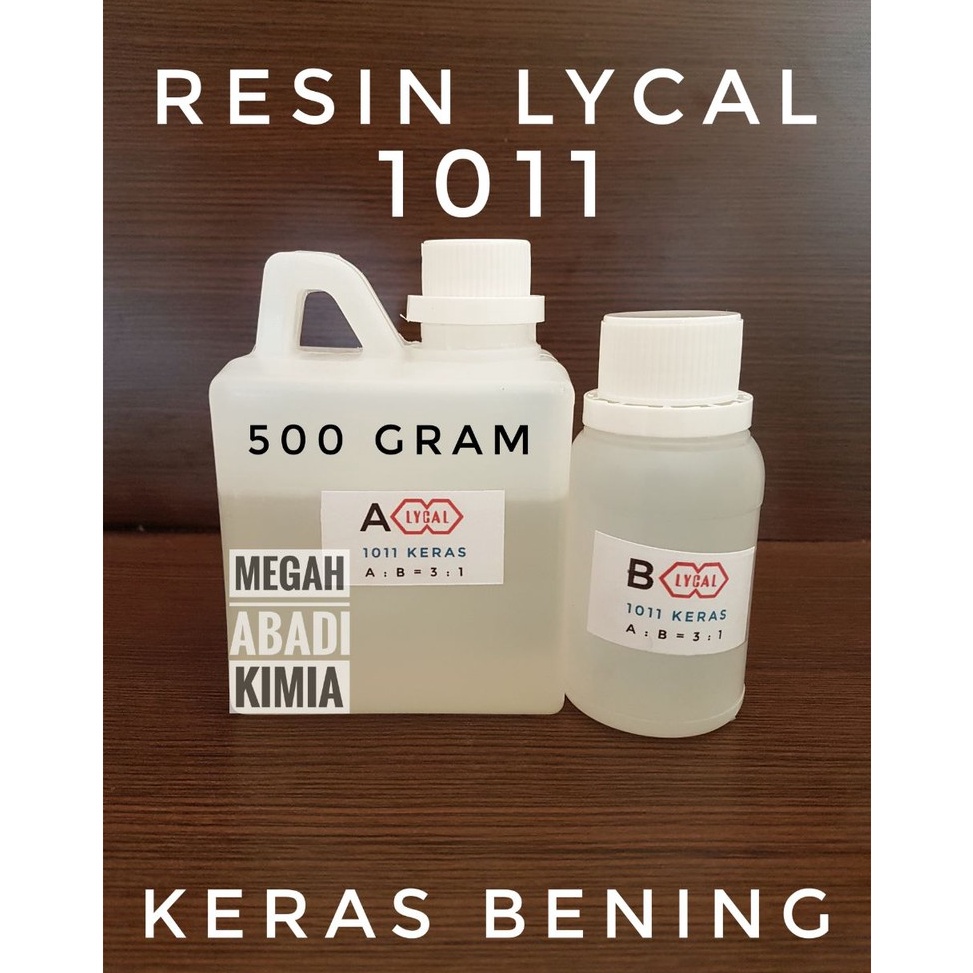 Harga Termurah.. Resin Bening Lycal keras 500 Gram