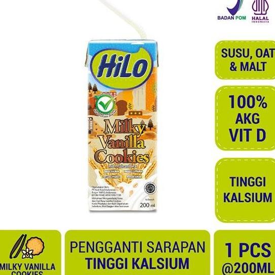 

Hilo Milky Vanilla Cookies Ready To Drink 200 Ml