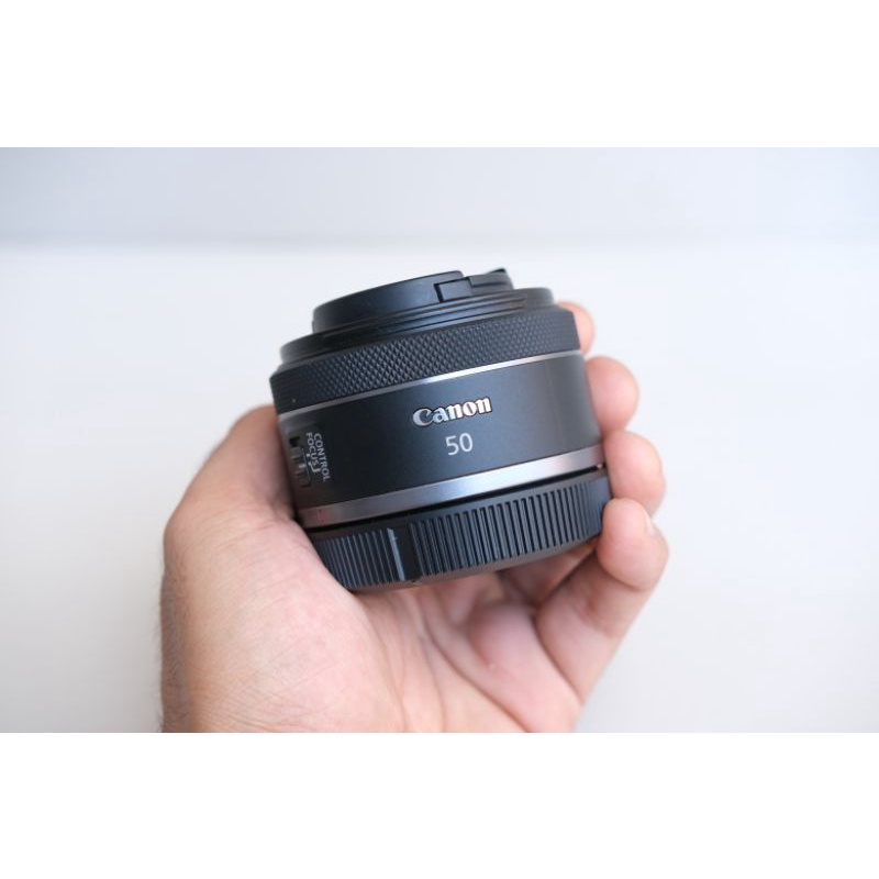 CANON RF 50MM F1.8 STM MULUS LIKENEW CANON 50MM F1.8 STM RF BEKAS LENSA FIX RF 50MM LENSA FIX EOS RP