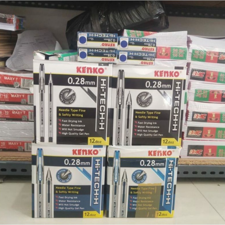 

Jajanan THR.. Pulpen Hi-tech Kenko 0.28mm ( 1pak/12pcs ) 95