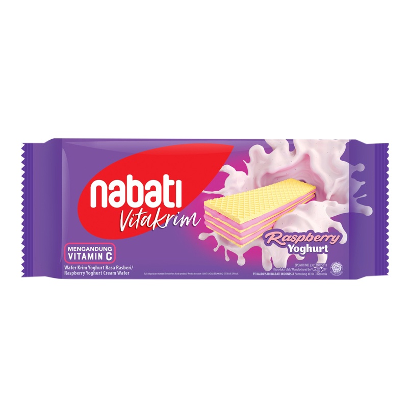 

nabati Wafer Vitakrim Raspberry Yogurt 122 g