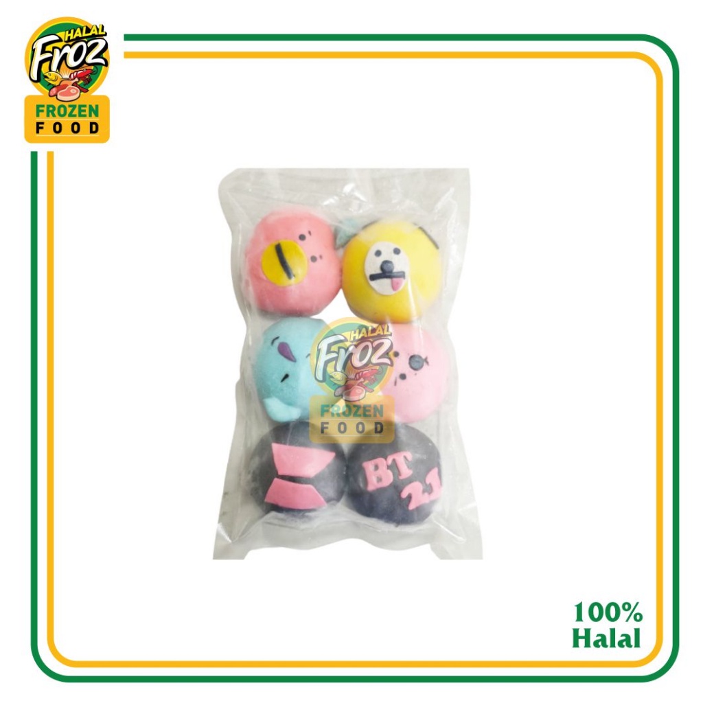 

Bakpao Karakter isi 6 pcs 300 gr HFPRS