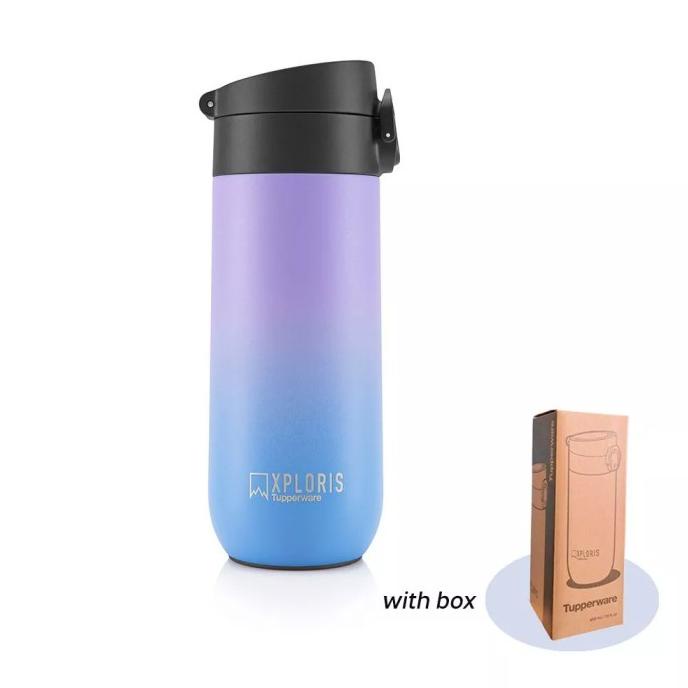 TUPPERWARE XPLORIS THERMAL FLASH TERMOS 450 ML BOTOL MINUM  MEGARAHMA6