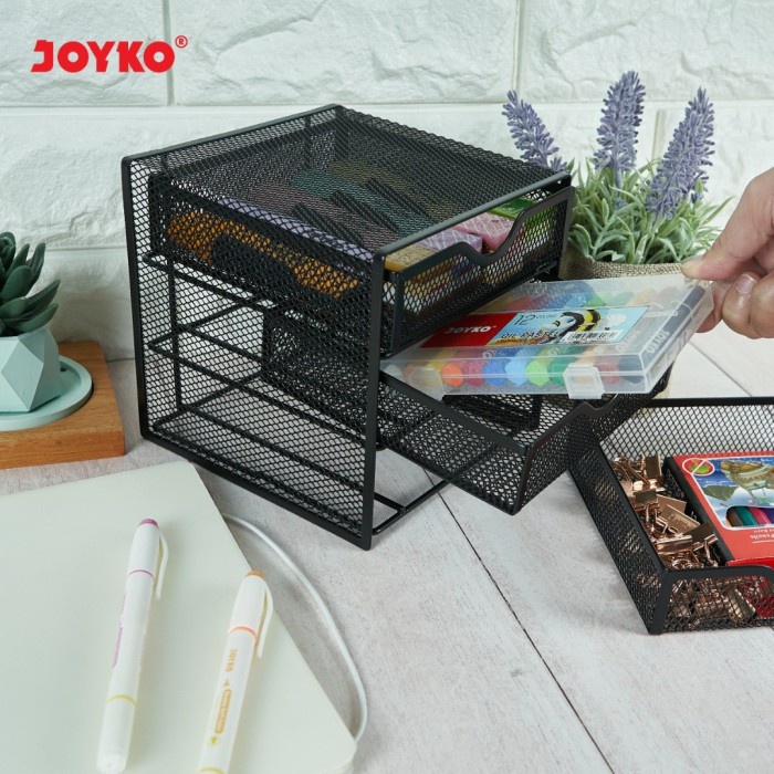 

Baru Desk Set Joyko Ds-27/Pen Holder/Tempat Alat Tulis Jaring Laci Susun _.