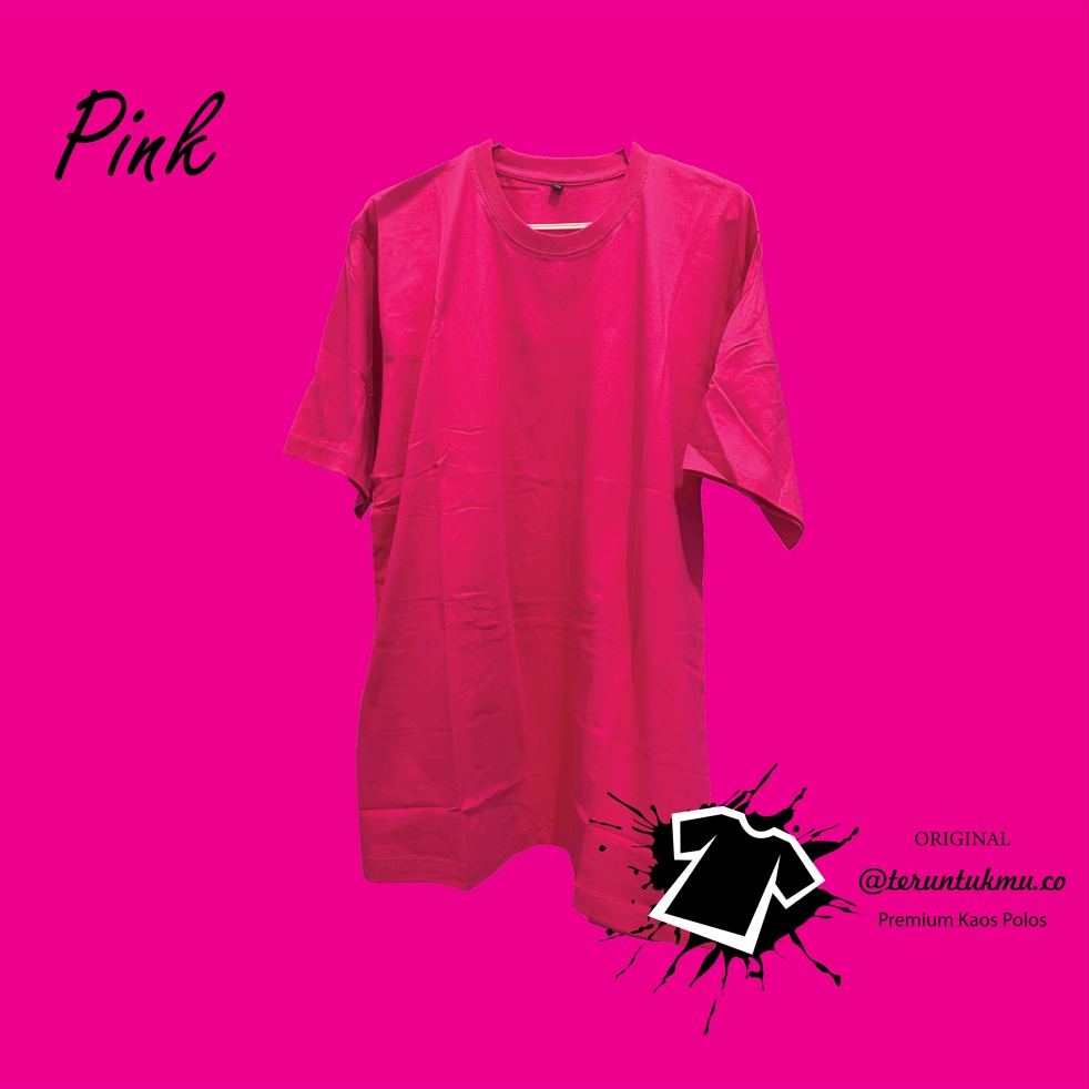 Kaos Polos Pink Fanta