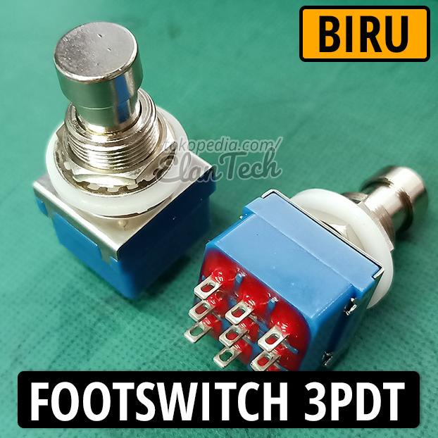 Footswitch 3Pdt Saklar Injak Efek 9 Pin Foot Switch Generik Elantech