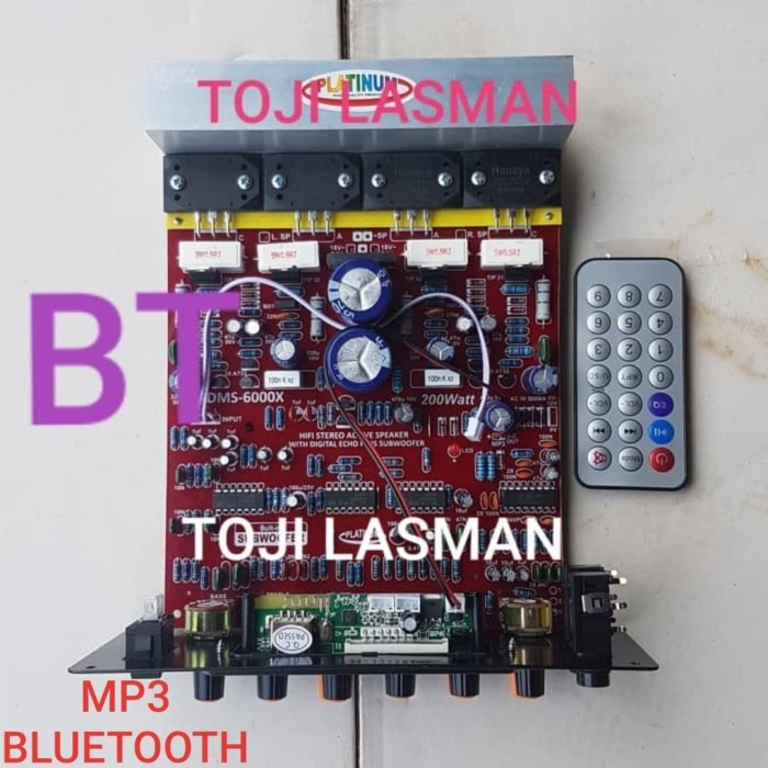 kit speaker aktif dms 6000 + mp3