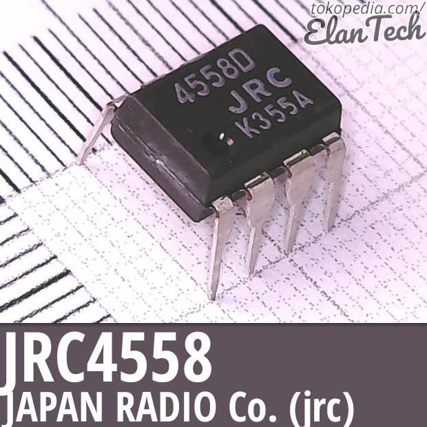 Jrc4558 / Njm4558 Jrc Njm 4558 4558D Ori Original Asli Elantech