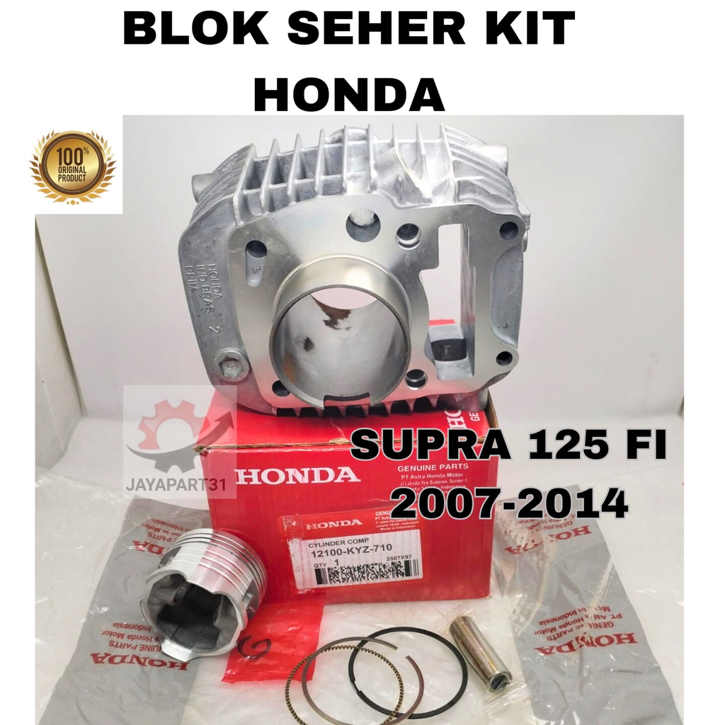 BLOK SEHER KIT HONDA KPH_900/ KYZ LAMA ORIGINAL AHM SUPRA X 125 FI