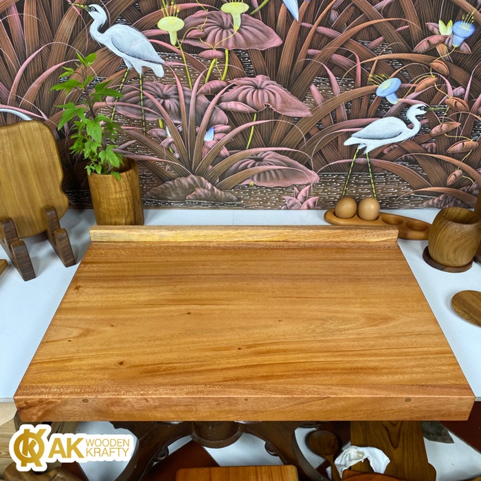 Battom- Akps002 Talenan Kayu Mahoni Besar 60X40 Cm Pastri Board