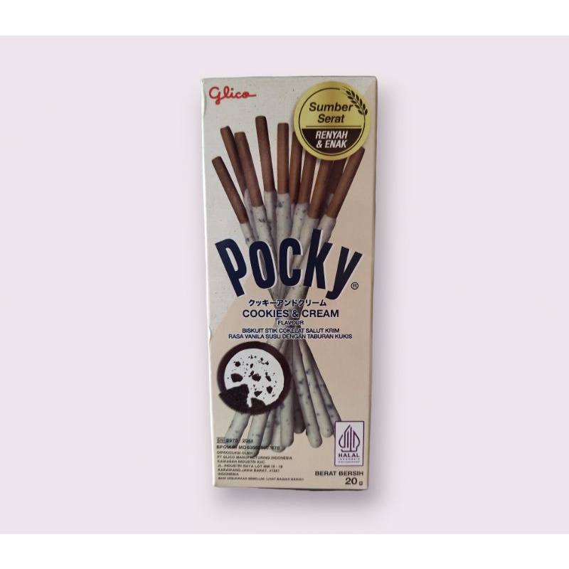 

Pocky cookies dan cream