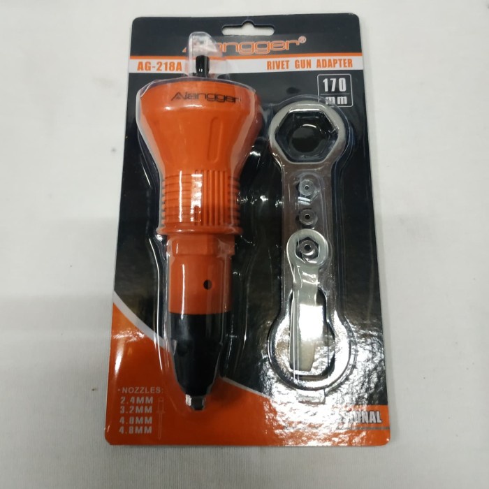 ADAPTER GUN RIVET - ADAPTER TANG PAKU RIVET ALUMINIUM - BAJA RINGAN