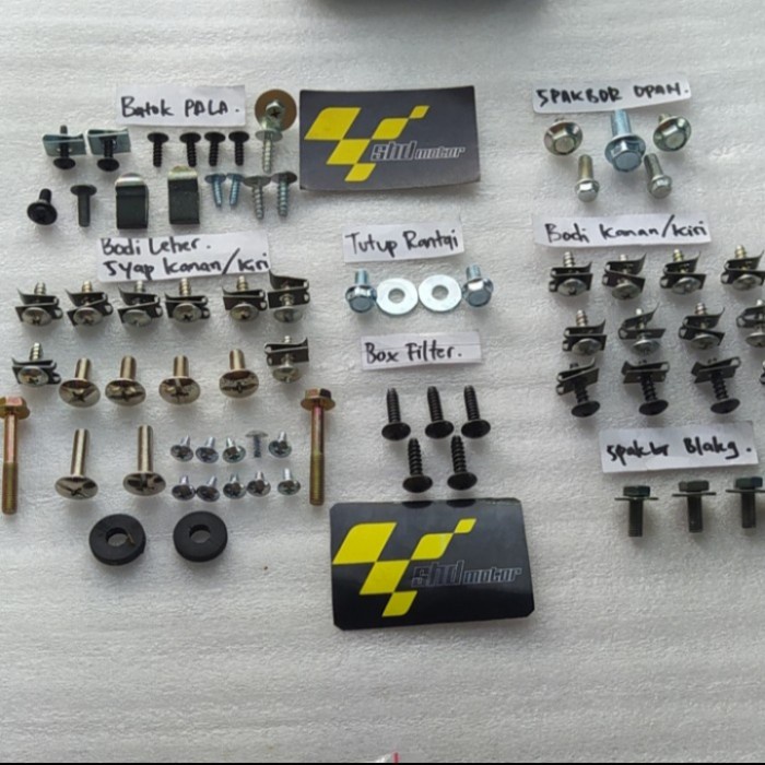 Baut - Baud Full Set Full Body Bodi Suzuki Shogun 110