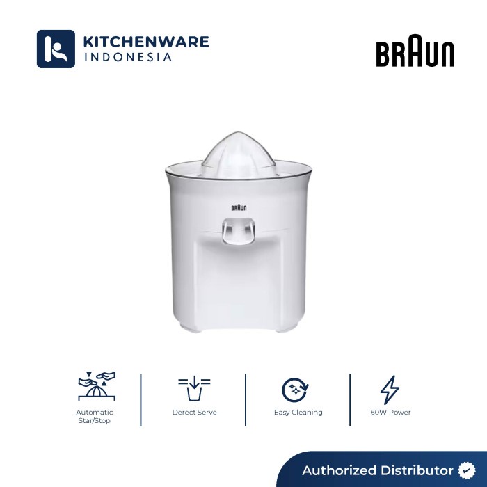 BRAUN CJ3050WH - TRIBUTECOLLECTION CITRUS JUICER CJ 3050 WH