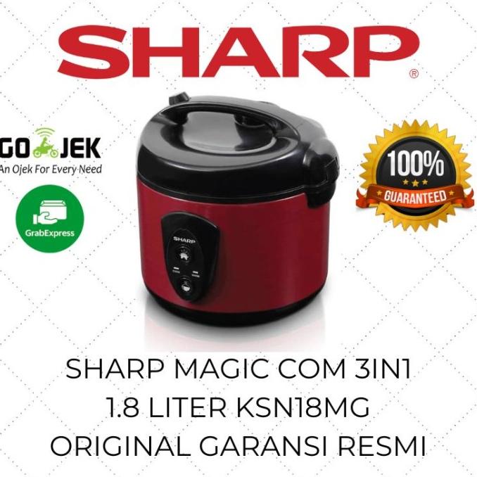 Sharp Magic Com 3in1 KSN 18MG 1.8 Liter Mejicom Mejikom Mini Murah