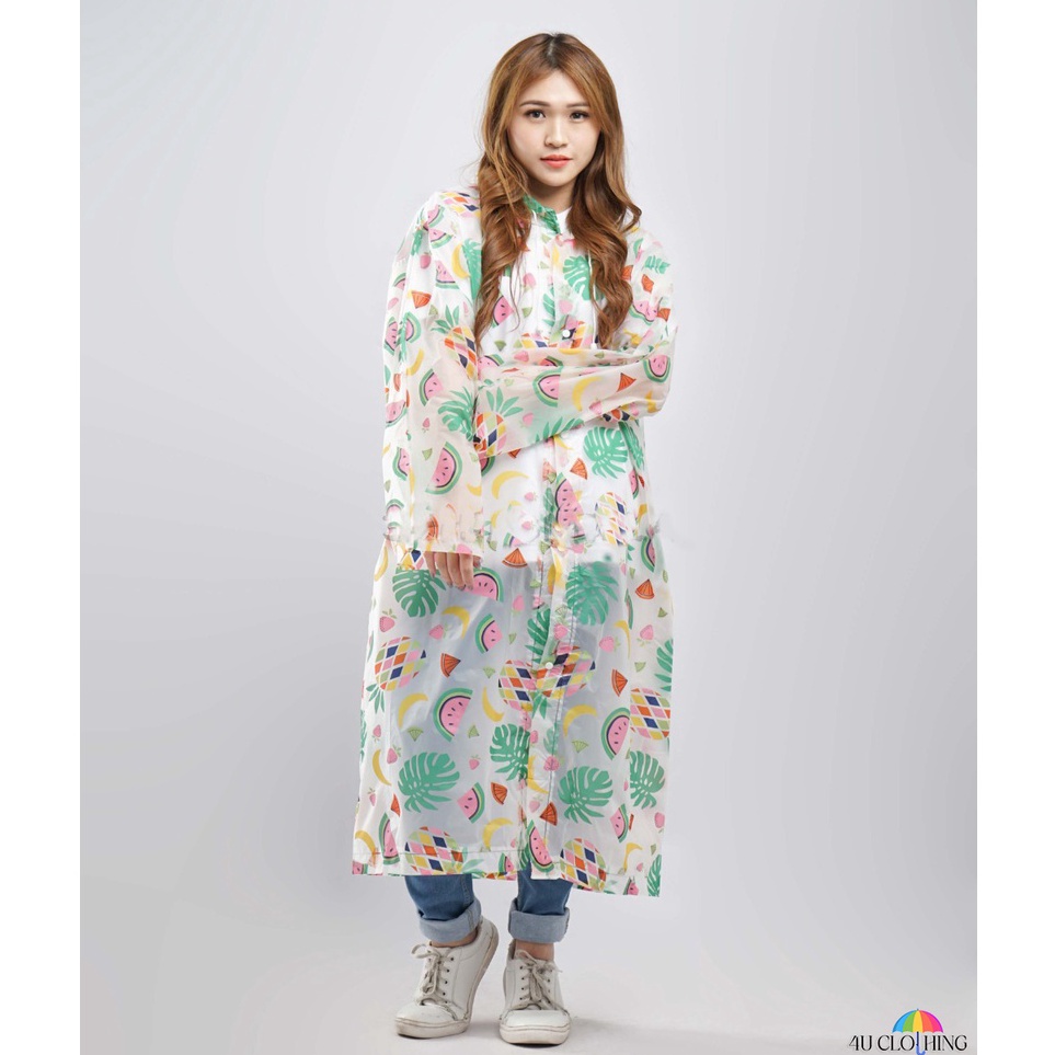 ♫Pvn Jas hujan wanita / jas hujan terusan wanita / jas hujan gamis wanita / jas hujan traveling / ja