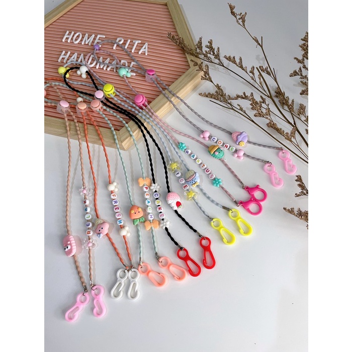 Murah Tali Gantungan Masker / Kalung Masker / Strap Mask - Anak Sekolah NON COD
