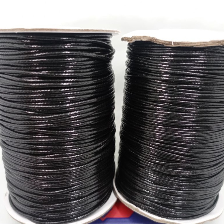 

Model baru Tali Korea Warna Hitam Ukuran 1, 1.5, 2, 3, 4 dan 5 mm per Roll 6PH
