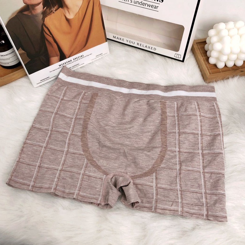 REKOMENDASI FYGALERYJAKARTA W242  Boxer pria Celana dalam yang nyaman Seamless Boxer high quality CD