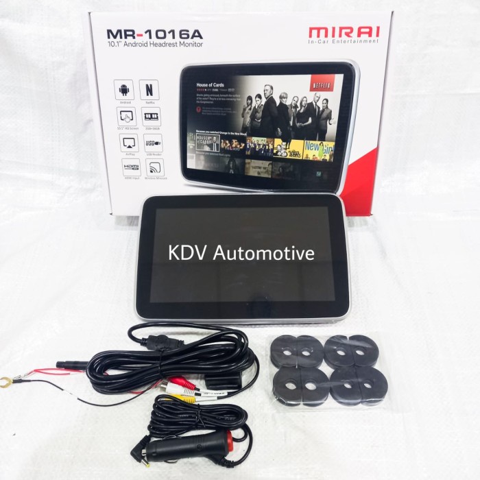 Headrest Android Mirai Clip On MR 1016 10 Inch Ram 2/16 star
