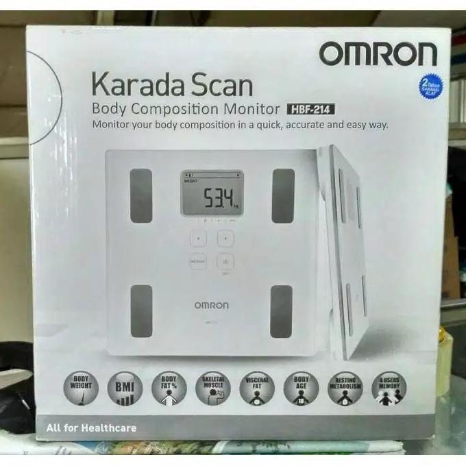 karada scan HBF 214 omron timbangan karada scan omron HBF 214