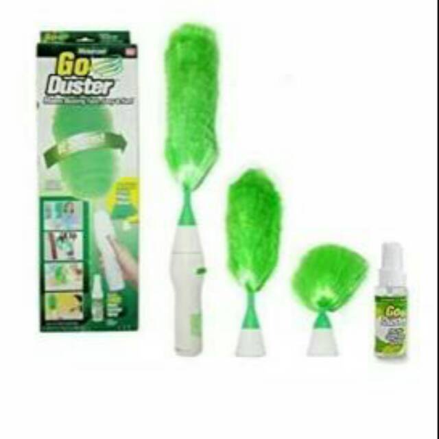 Go Duster Kemoceng Putar Elektrik Pembersih Debu