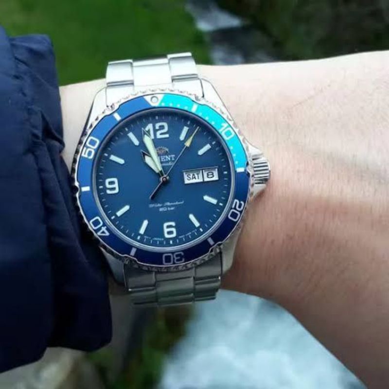 ORIENT RA AA0818L MAKO III automatic jam pria