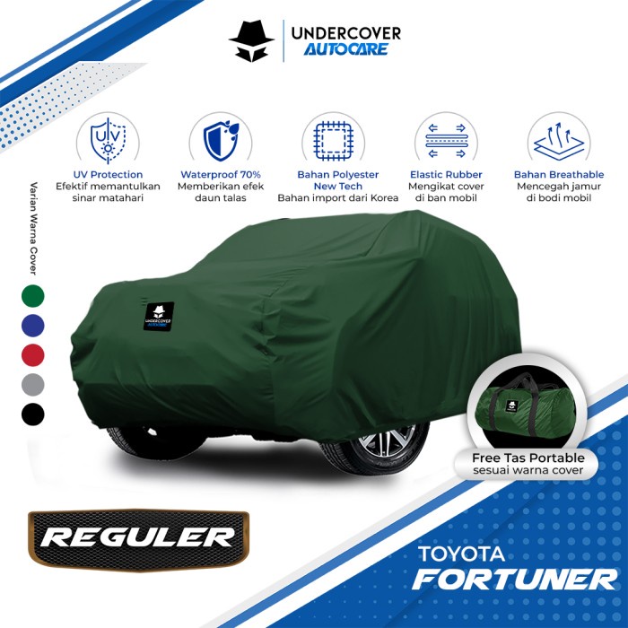 Para- Body Cover Mobil / Sarung / Selimut Mobil Fortuner
