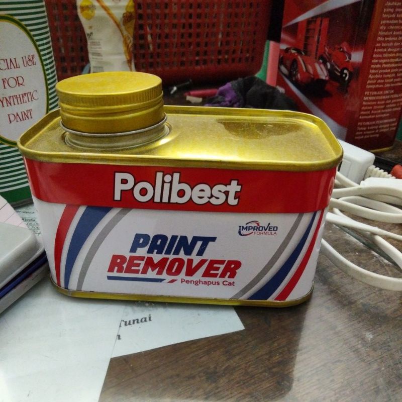 Polibest paint remover. penghilang cat. perontok cat besi kayu