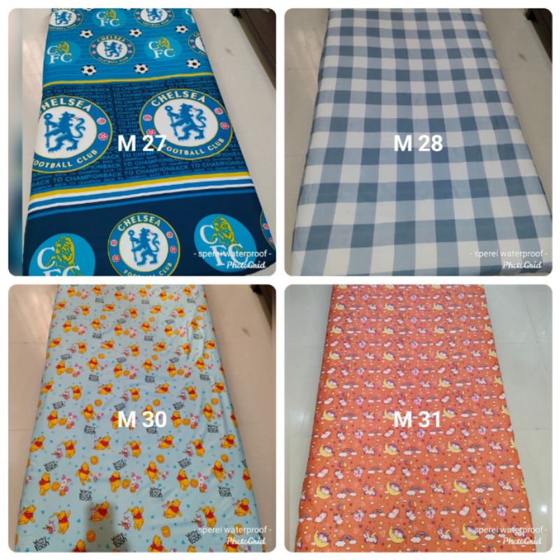 Sprei Katun Korea 150x200x30 Bahan Bukan Waterproof