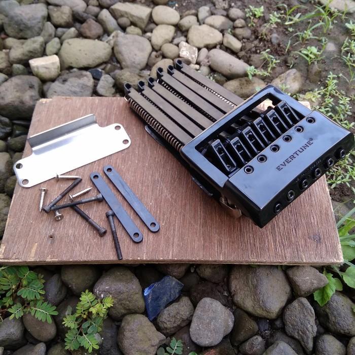 Bridge Gitar Evertune F Model 6 String Black