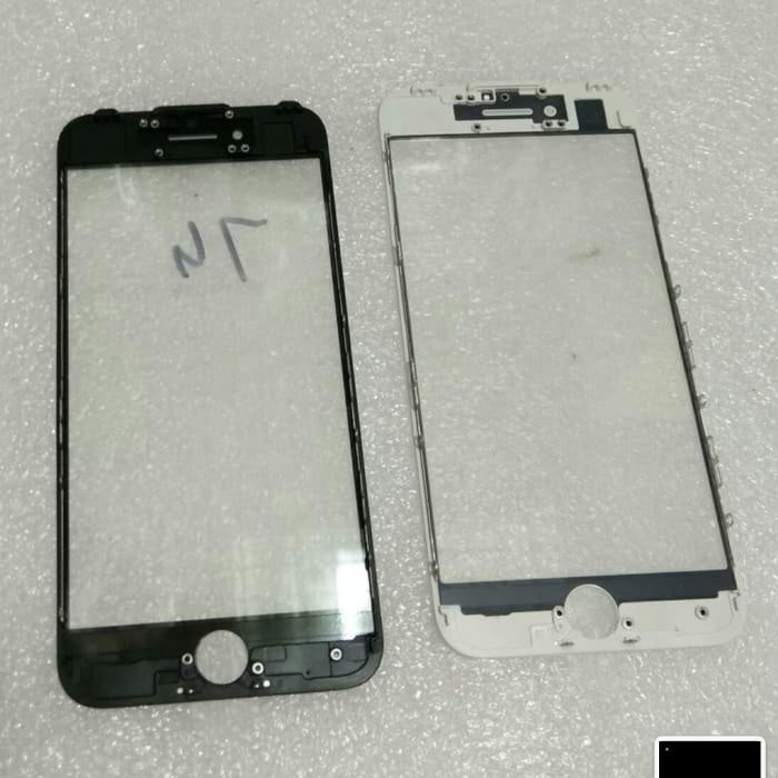 Iphone 7Plus 7+ Outer Gorilla Glass Kaca Lcd +Frame +Oca Original