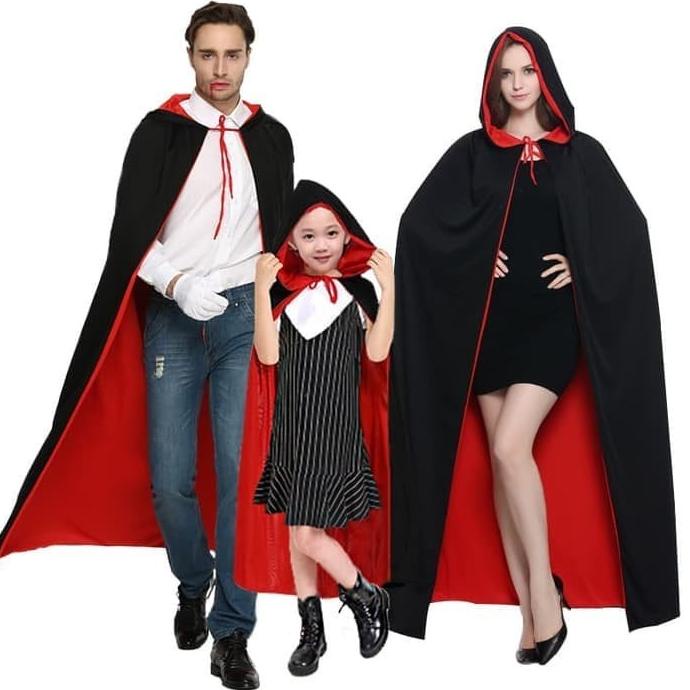 

Terbaru Jubah Drakula Merah Hitam Kostum Haloween Dracula Halloween Costume Limited Edition