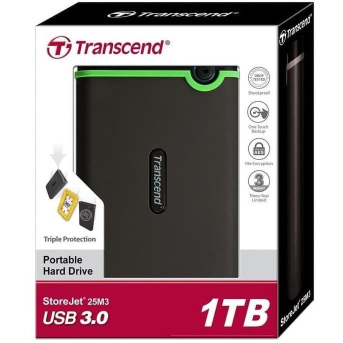 transcend storejet usb 3.0 - 1tb - hardsik external transcend