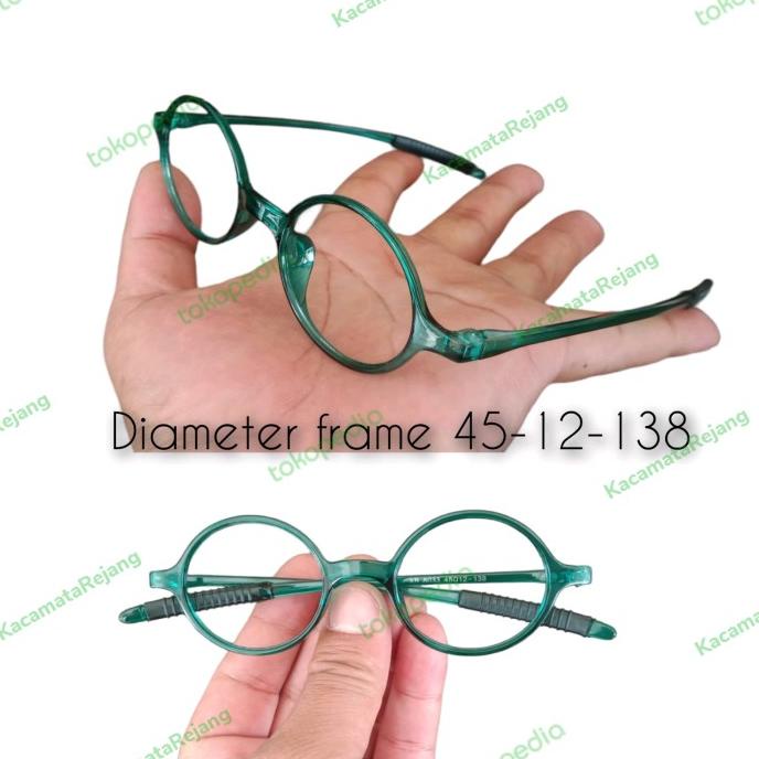 kacamata bulat frame lentur kacamata baca pria