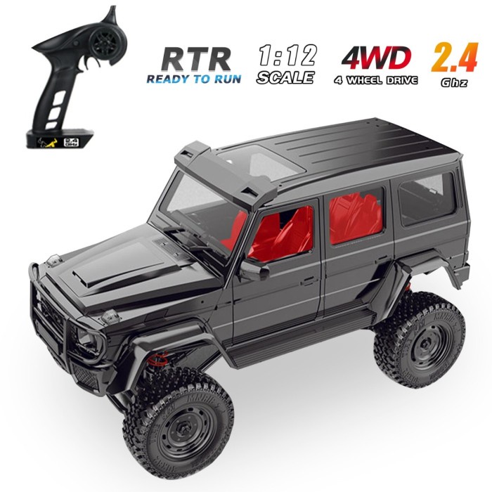 MN-86 BENZ G500 RTR (BLACK) 1/12 4WD RC ADVENTURE OFFROAD