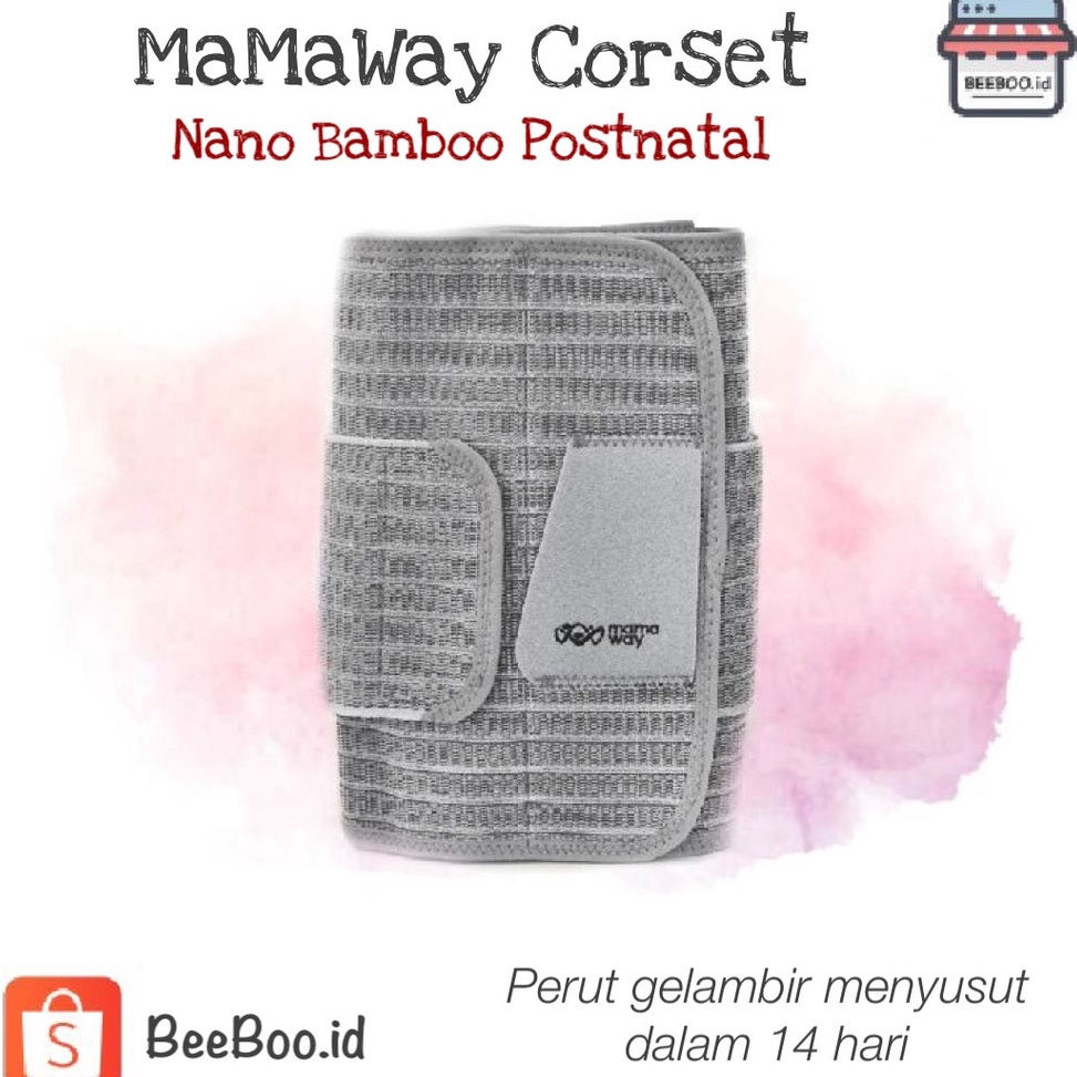 ezc75 [SEWA] READY KORSET MAMAWAY Corset Nano Bamboo Postnatal Korset Melahirkan (1 bulan) Promo Bul