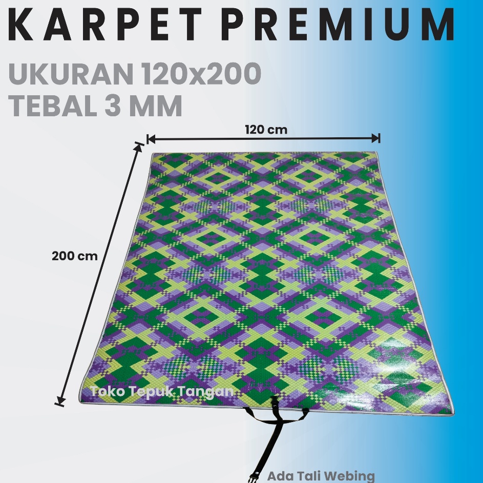 ➠ KARPET SPONS PREMIUM LEBIH TEBAL DAN ELEGAN tebal 3mm/KARPET PLASTIK/KARPET SPONS KARAKTER ✪ ❀ ¯