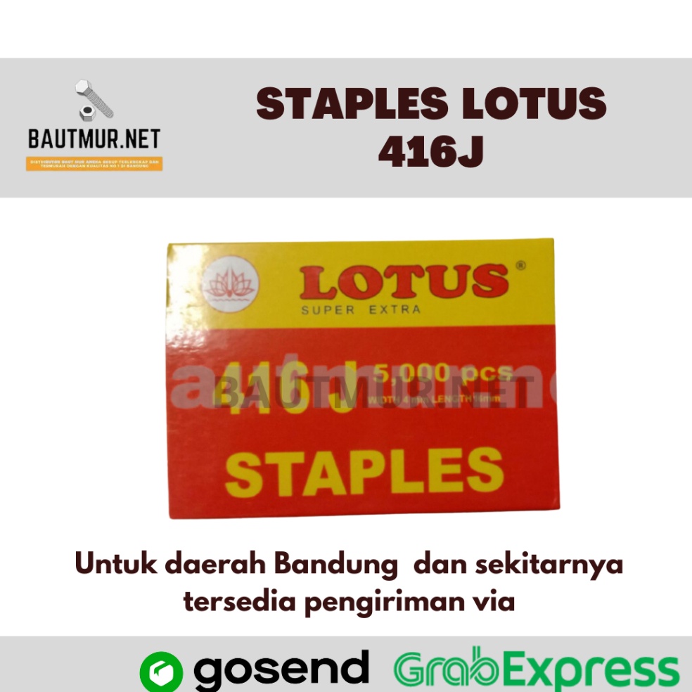

Terlaris Isi Staples Tembak 416J | Refill Staples Tembak | Isi Stapler Lotus