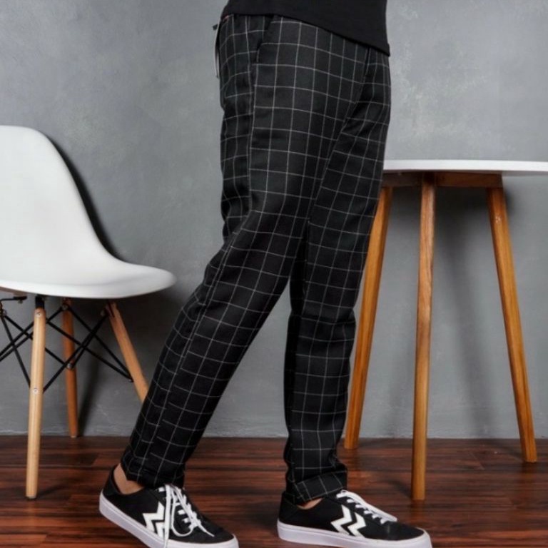 ready.. CELANA TARTAN PRIA PREMIUM CELANA CHINO TARTAN DICKIES CELANA KOTAK