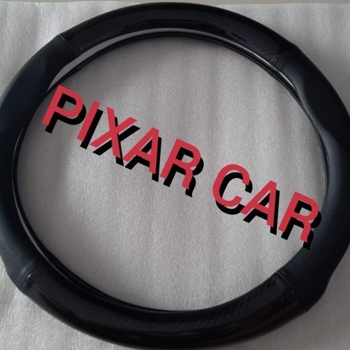 Sarung Stir Mobil Motif Carbon Kulit Toyota Avanza Veloz 2022