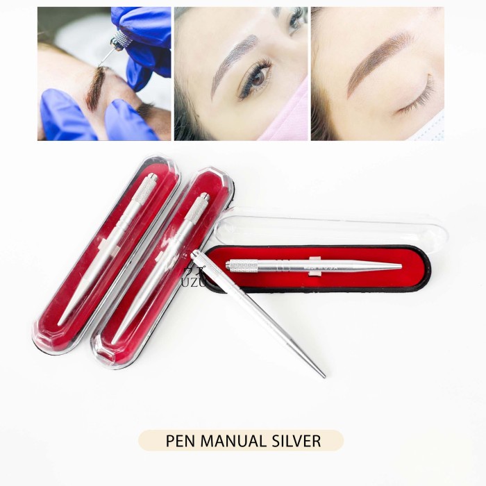 

PEN MANUAL SILVER / PEN MANUAL SULAM ALIS MICROBLADING