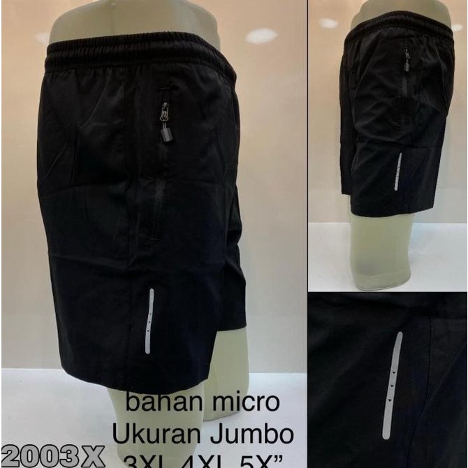 Celana Pendek Running Olahraga Pria Big Size Jumbo Original Import