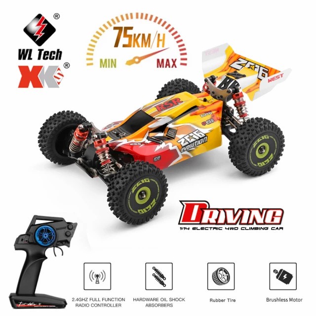 WLTOYS 144010 VERSI 2 BUGGY RC BRUSHLESS 1:14 HIGH SPEED VS WL 124017