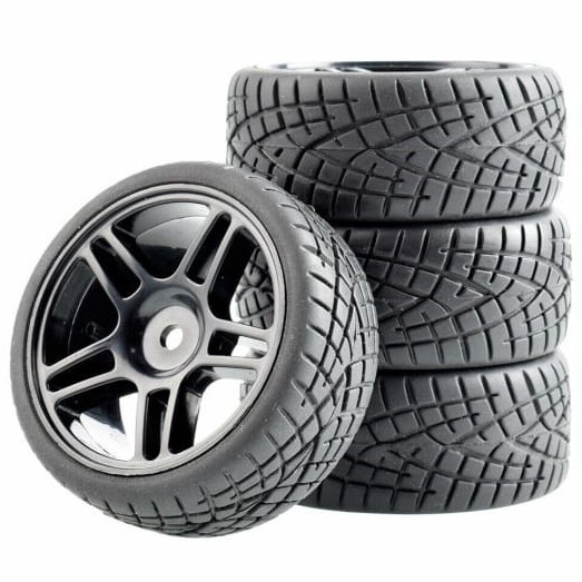 1pcs velg + ban onroad touring RC 1/10 TM HSP kyoso wltoys ff lrp zd