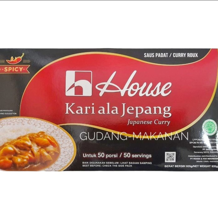 

House Kari Spicy/Pedas Ala Jepang 1Kg