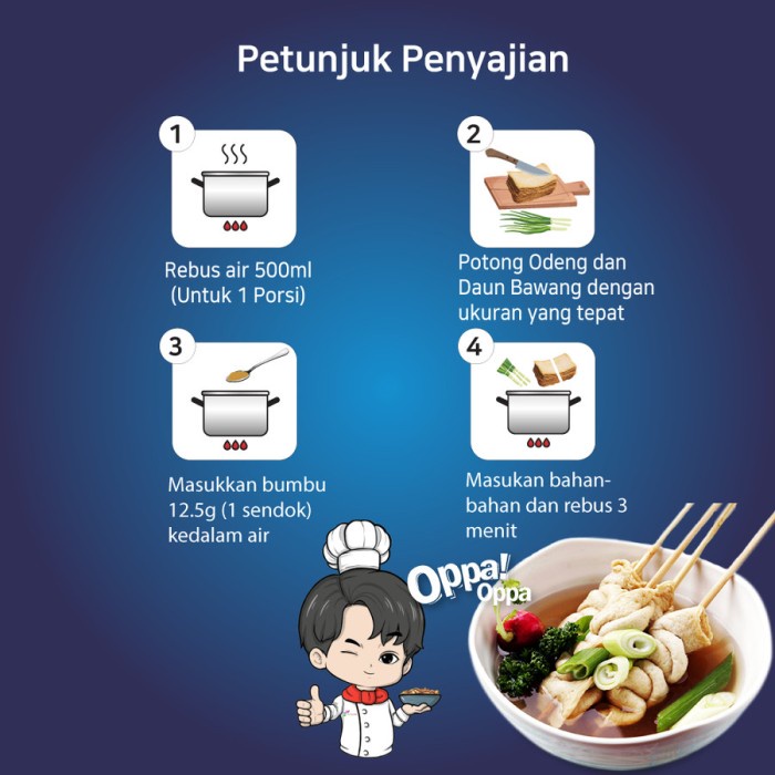 

Bumbu Saus Kuah Sup Oden Odeng Eomuk Fish Cake Bakso 500Gr Halal