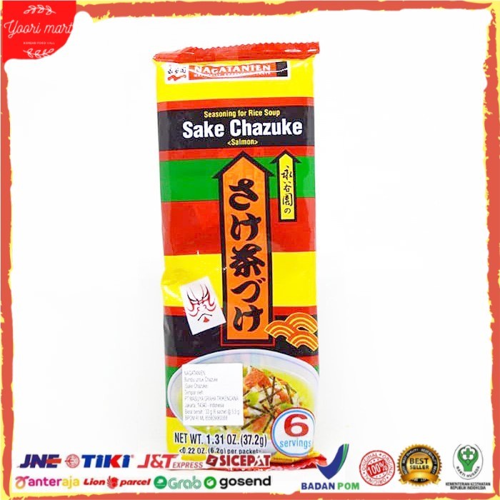 

Nagatanien Sake Chazuke / Bumbu Sup Rasa Teh Hijau Dan Salmon 33 Gr